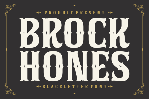 Brock Hones Font Review