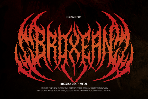 Broxean: A Dark Font for Bold Campaigns