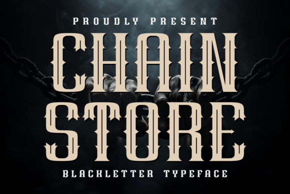 Chain Store Font for Web Design
