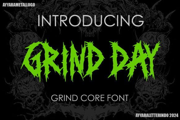 Grind Day: A Bold Font for Web Design