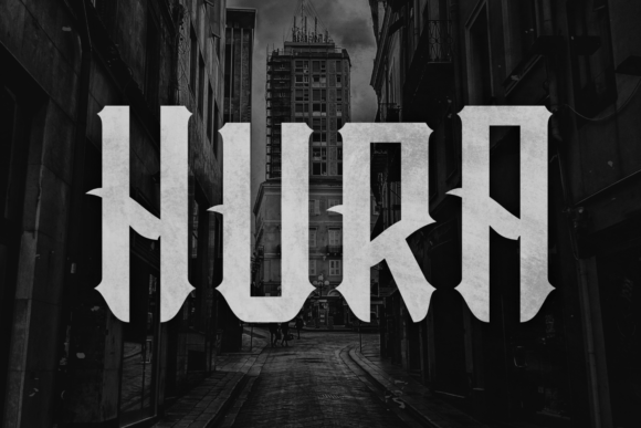 Hura: A Bold Blackletter Font for Web Design