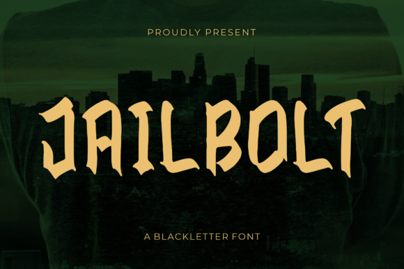 Jailbolt: A Bold Blackletter for Creative Projects