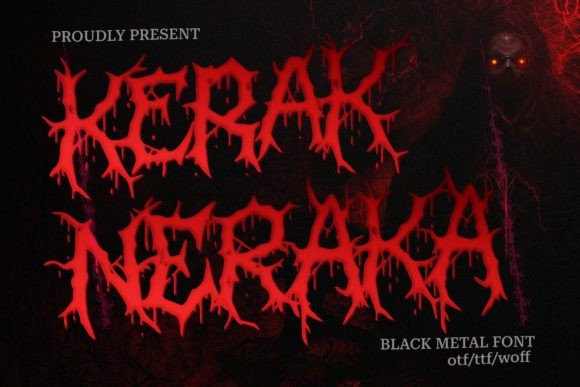 Kerak Neraka: Bold Blackletter for Creative Projects