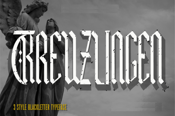 Kreuzlingen: A Bold Blackletter Font for Editorial Design
