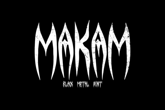 Makam: A Bold Blackletter Font
