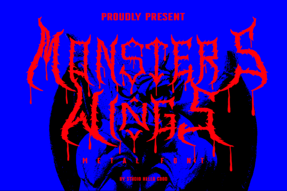 Monster Wings Font: A Dark Typography Powerhouse
