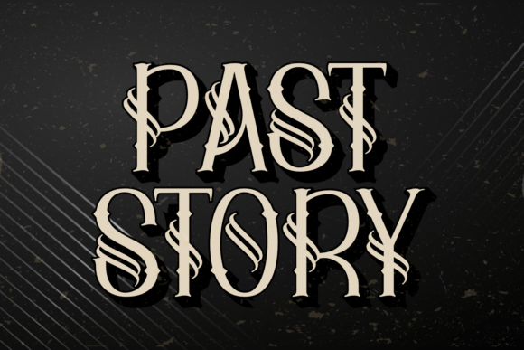 Past Story Font for Creative Projects