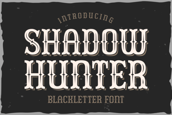 Shadow Hunter Font for Creative Projects