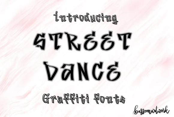 Street Dance Font for Creative Projects