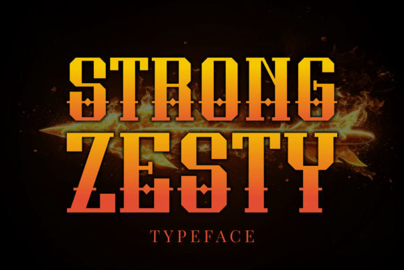 Strong Zesty: A Bold Font for Business