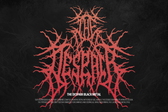The Despair Font