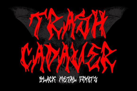 Trash Cadaver: Bold Typography for Impact