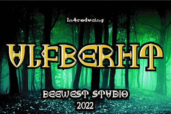 Ulfberht: A Bold Blackletter Font