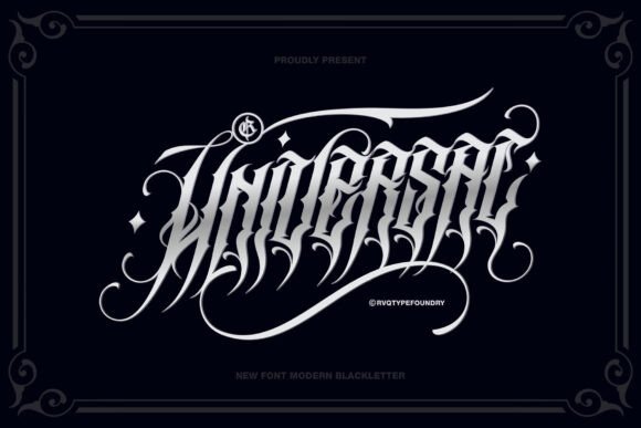 Universal Blackletter: A Versatile Font for Creative Design